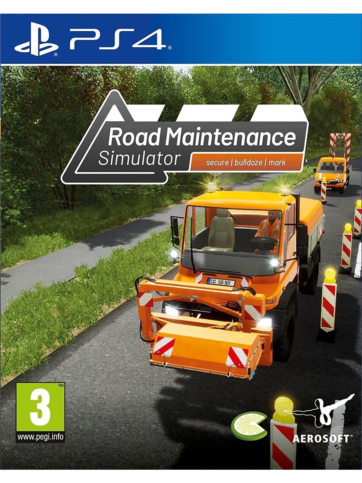 Road Maintenance Simulator - Sony PlayStation 4 - Simulator - PEGI 3