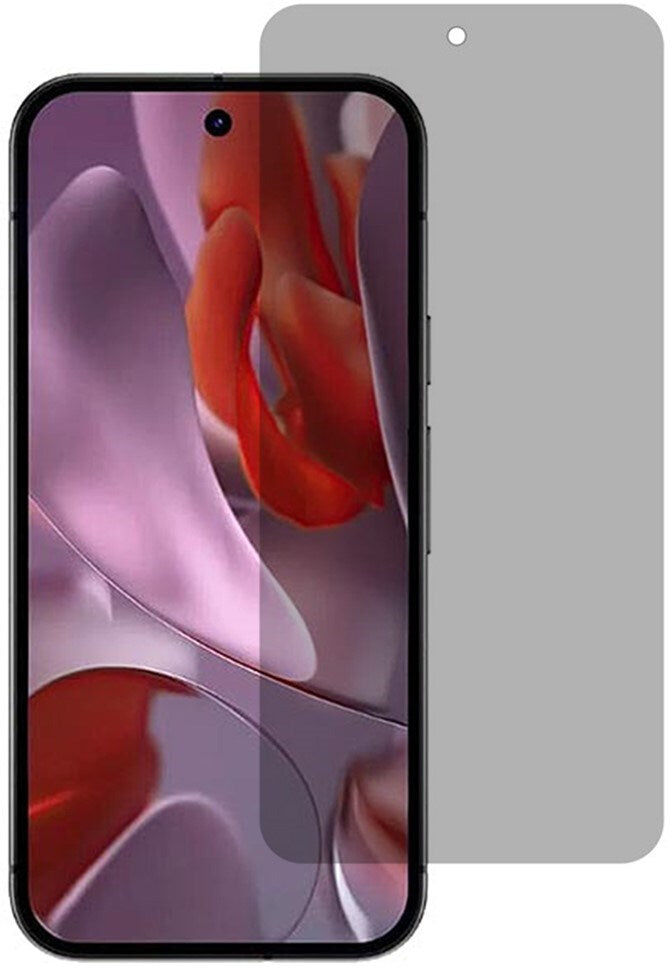 INCOVER Hærdet Skærmbeskyttelsesglas til Google Pixel 9a - Full Fit - Privacy Funktion - Gennemsigtig