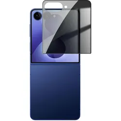 Cover-Discount Galaxy Z Flip8 - Panzerglas Display Privacy Anti-Spy (Samsung Galaxy Z Flip8), Smartphone Schutzfolie, Transparent