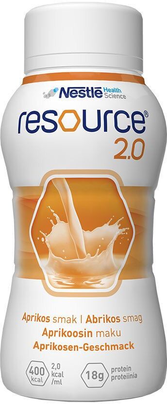 Nestlé Resource Resource 2.0 Aprikose 6x4x200 ml Flüssigkeit