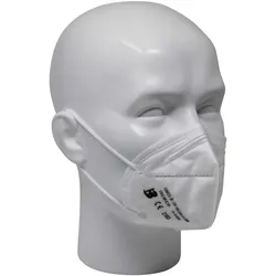 emissimo Atemschutzmaske Protective, Klasse FFP2 NR, ohne Ventil, EN 149 Faltmaske - Made in Germany  30 Stück