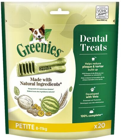 Greenies Snack dental para perros pequeños Petite 340 g.  (20 sticks)