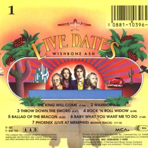 Wishbone Ash - Live Dates - Preis vom 08.10.2026 07:26:42 h