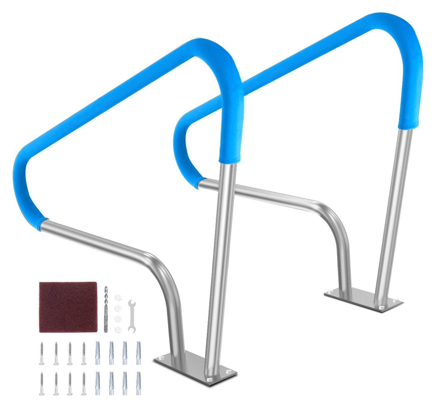 Selius Zwembadhandrail van RVS 304 Roestvrij Staal