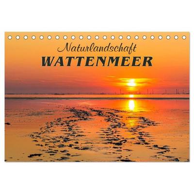 Naturlandschaft WATTENMEER (Tischkalender 2027 DIN A5 quer), CALVENDO Monatskalender