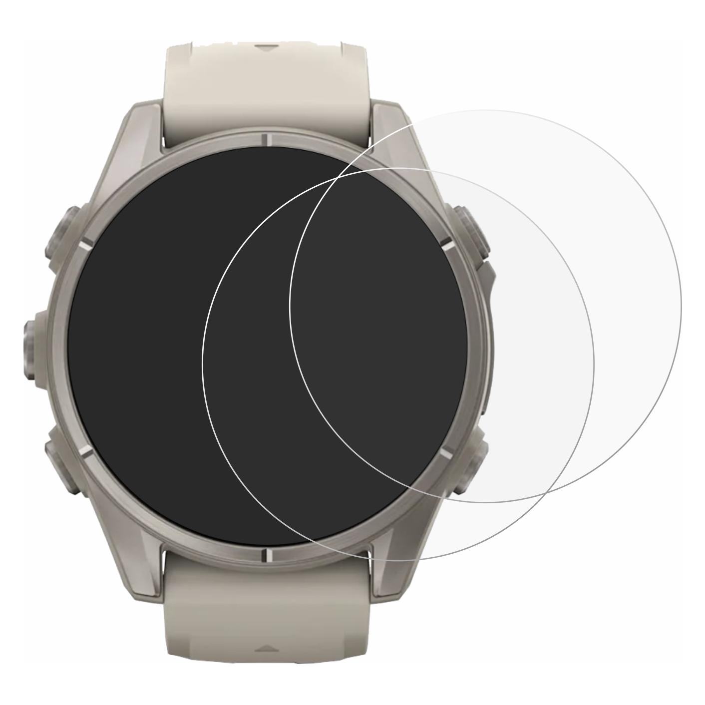 ScreenLeaf Schutzfolie für Garmin Fenix 9 (43 mm) Displayschutz Display Schutz Folie Klar Transparent (6164474)