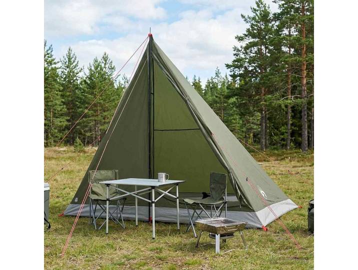 vidaXL Trekkingzelt 2 Personen Olivgrün