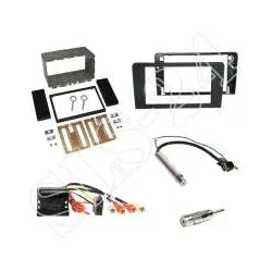 Audi A3 2003-2012 mit Bose Vollaktivsystem Autoradio 2-DIN Einbaurahmen + Ada...