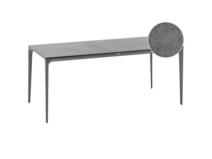 KONFERENZTISCH 90/180 cm Dunkelgrau Sovareto