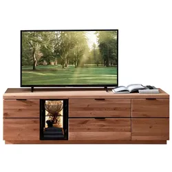 Wohnconcept TV-Lowboard Donna Holz Braun Wildeiche