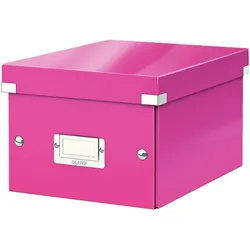 Leitz Ablagebox WOW 6043 »Click & Store« klein pink, 21.6x16x28.2 cm