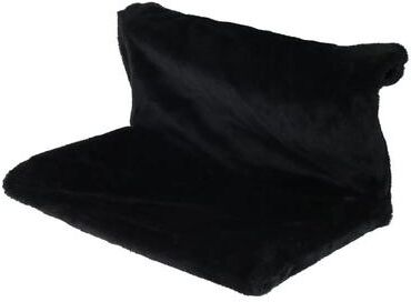 Inspire Select Luxury Cat Radiator Hammock Bed Hanging Fleece Cat Cradle With Metal Frame For Cats & Small Pets black