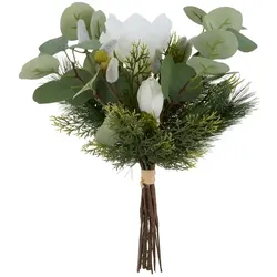 Magnolienstrauß   ¦ weiß ¦ Kunststoff ¦ Maße (cm): H: 40