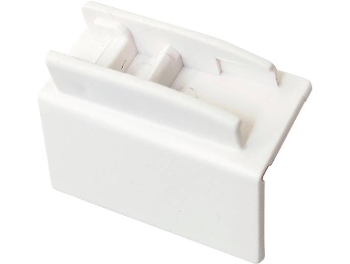 Klebeträger Falzklebeträger , weiss (weiß), Kunststoff, SCHÖNER WOHNEN-KOLLEKTION, Sichtschutzbefestigungen, Klebeträger, Serie Schöner Wohnen Plissees , als alternative ohne Bohren