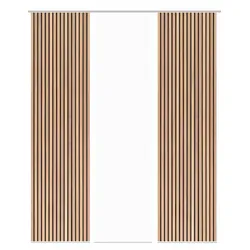 Schmidt Schiebevorhang Panilo 3er Set Polyester Braun