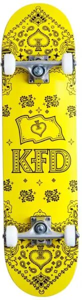 Skateboard Komplettboard KFD Bandana (7.75" - Gelb)
