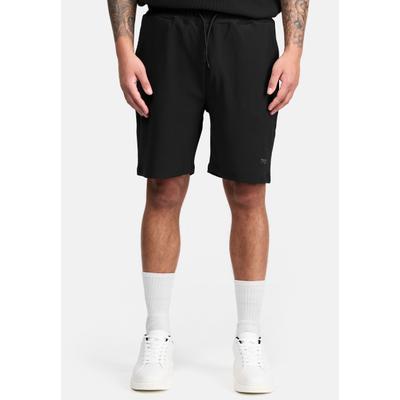 Shorts TRUEPRODIGY "Samuel Rippstrucktur Stickerei Eingrifftaschen", Herren, Gr. XXL, N-Gr, schwarz, Obermaterial: 95% Polyester PES. 5% Elasthan EL., regular fit, Hosen Shorts