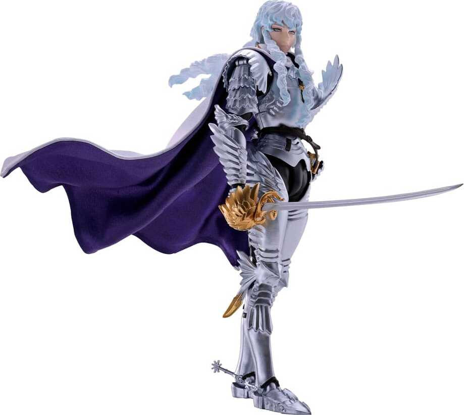 Bandai Tamashii Nations Berserk S.H. Figuarts Griffith Hawk of Light actiefiguur, 15 cm