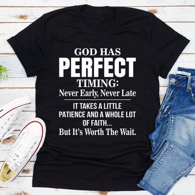 God Has Perfect Timing Black S