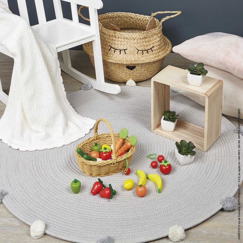 Panier de 24 Fruits et Légumes - Janod