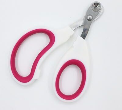 Happy Pet Pantry Premium Small Pet Grooming Nail Clippers Precision Cat Nail Clippers & Pet Nail Trimmer For Small Cats & Kittens red