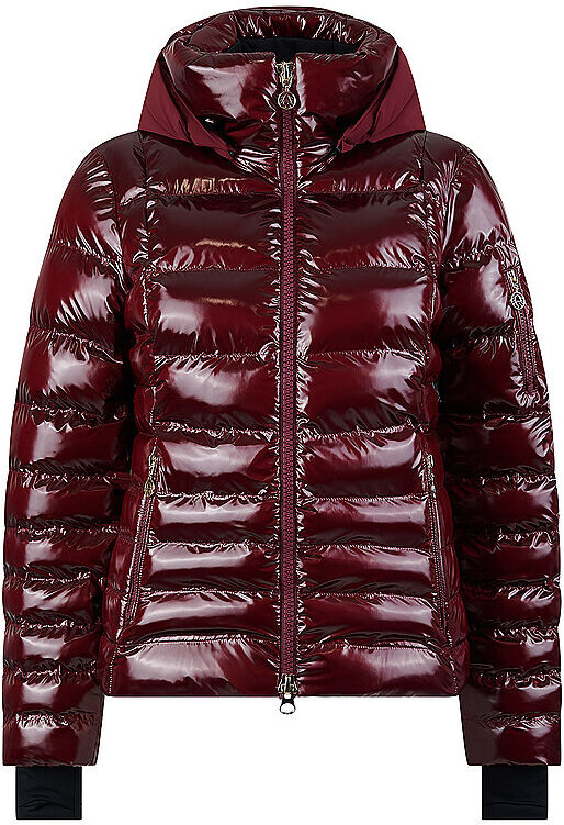 SPORTALM Damen Skijacke mit Metallic-Effekt dunkelrot   42 W