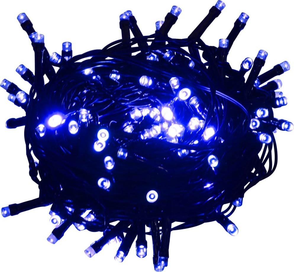 vidaXL LED-lichtketting met 300 LED's, blauw, 30 meter