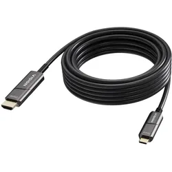 Vision USB-C to HDMI Cable (10 m), Videokabel, Schwarz