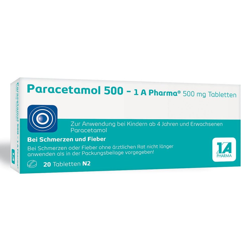 1 A Pharma GmbH Paracetamol 500 - 1 A Pharma® 02481587