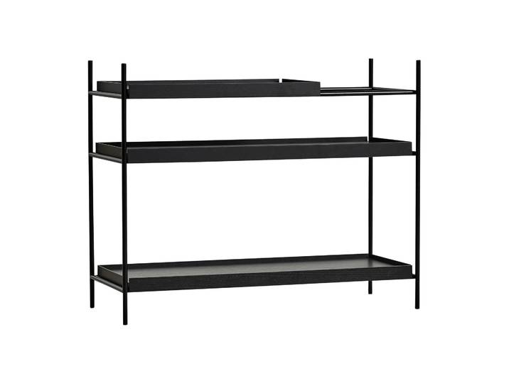 Woud Tray Regal niedrig Eiche, 80 x 100 cm Style 2