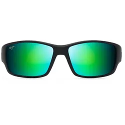 Maui Jim LOCAL KINE _ Soft-Schwarz mit Dunkelgrün/Hellgrau transparent (GM810-27M)