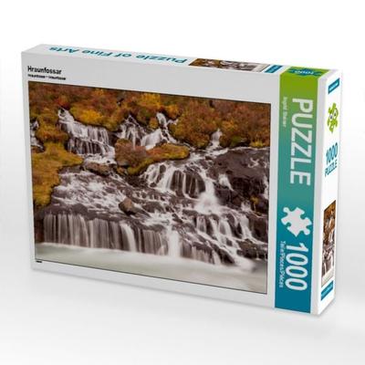 CALVENDO Puzzle Hraunfossar | 1000 Teile Lege-Größe 64x48cm Foto-Puzzle für glückliche Stunden