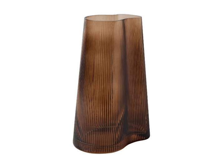 MUUBS Vase Ripe Smoked brown, 26 cm