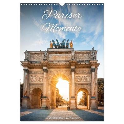 Pariser Momente (Wandkalender 2027 DIN A3 hoch), CALVENDO Monatskalender