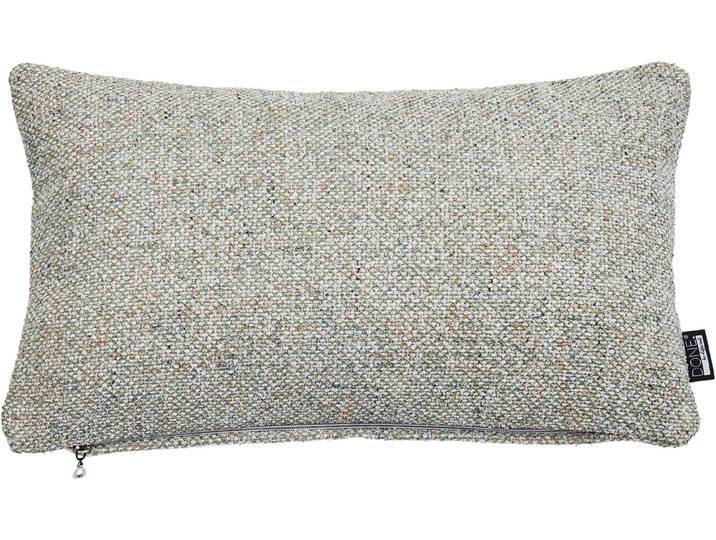 Dekokissen DONE. MELLOW , grau (iceberg grün), B:30cm H:1cm L:50cm, Polyester, Dekokissen_Sitzkissen_Kissenhüllen, Dekokissen, Dreidimensionale Bouclé-Optik