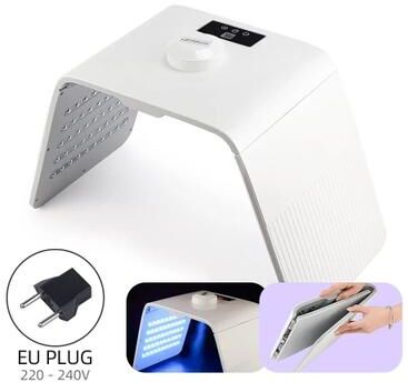 Uplifted Goods 7 Color LED Photon Therapy Facial Mask With Nano Water Sprayer eu Plug