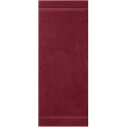 BettwarenShop Handtuch Serie Essential Saunatuch 80x200 cm | bordeaux - rot