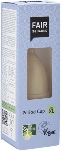 Fair Squared Natural Latex Mestrual Cup size XL 20 ml