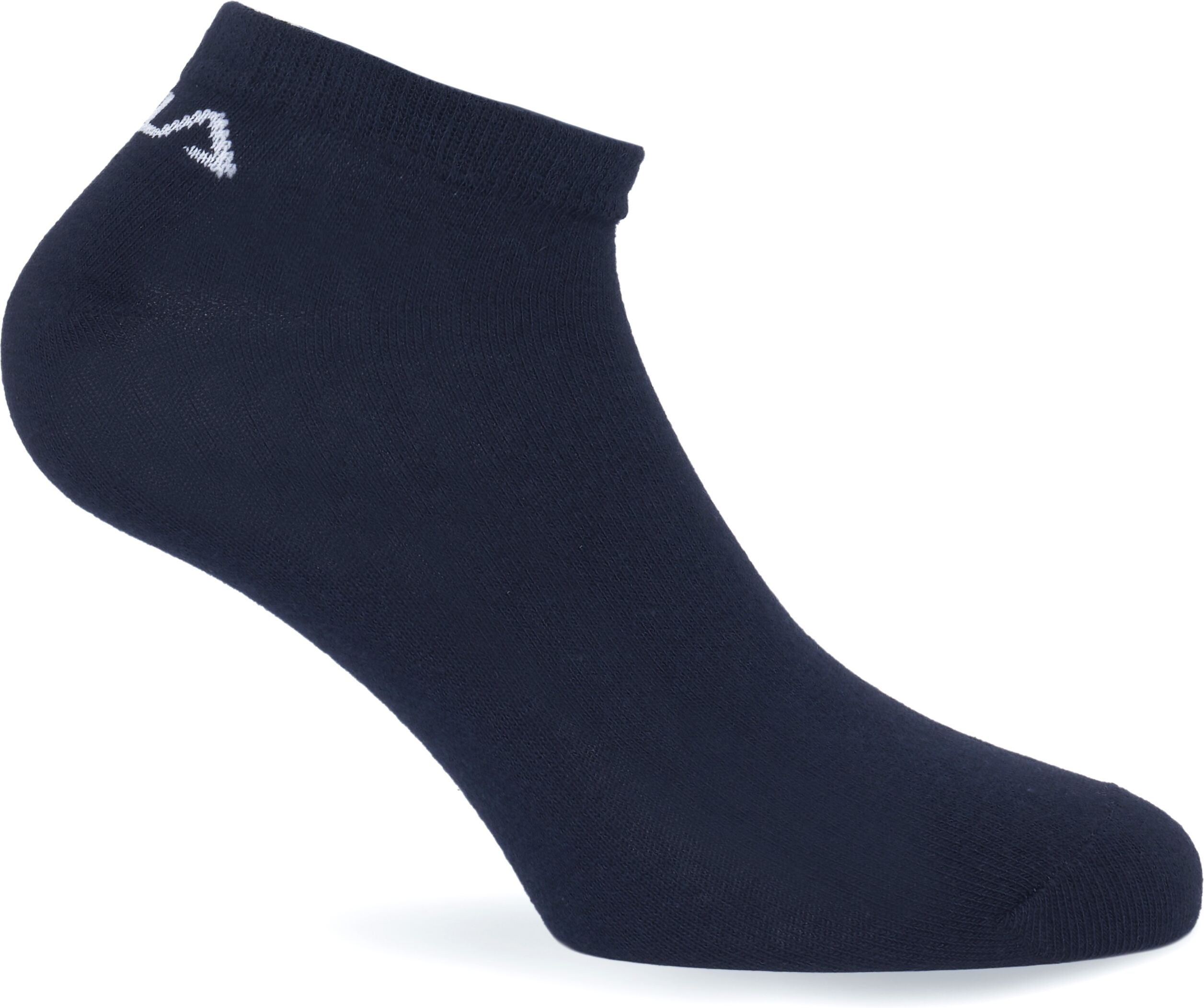 Fila "UNISEX INVISIBLE PLAIN SOCKS" 3 Paar, mit eingestricktem Logo an der Ferse