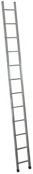 Facal Stilo SL-12, 12 gradini, 3.66 m - Scala in alluminio semplice singola - Altezza stimata operativa 4.56 m
