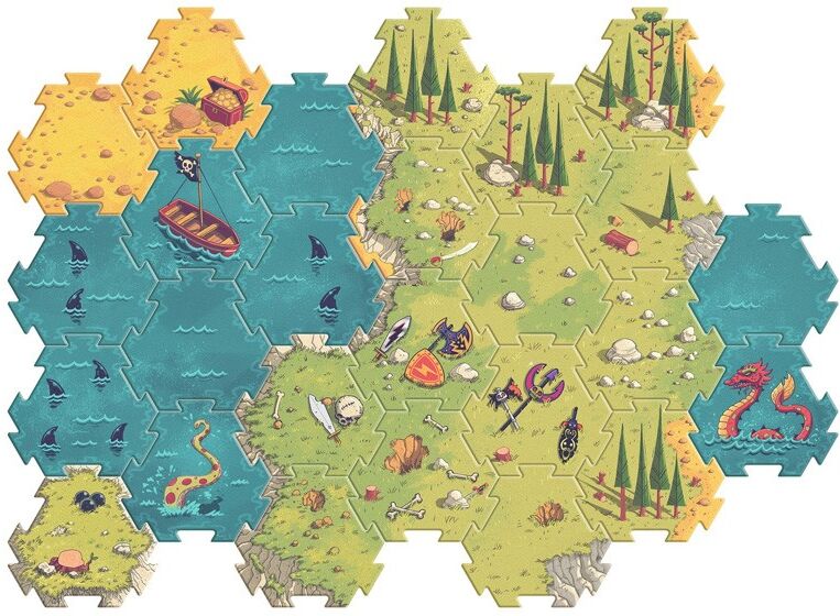 Puzzle Géant Bataille Arty Toys 30 pcs - Djeco
