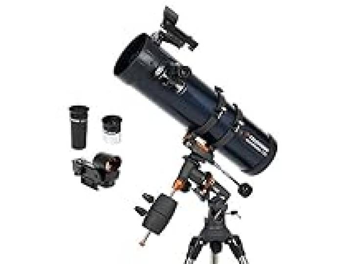 Celestron 31045 AstroMaster 130EQ Newtonian Reflector Telescope, Dark Blue