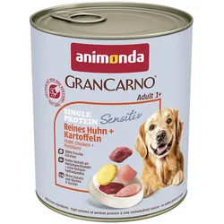 Animonda Gran Carno Sensitive Adult Reines Huhn + Kartoffel 6x800 g