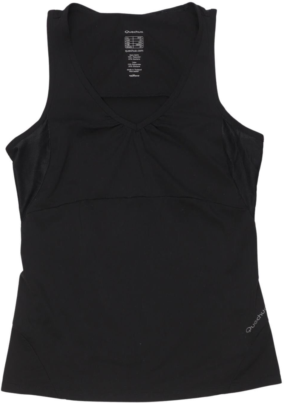 quechua Damen Top, Schwarz, Gr. XS, Synthetik / Elasthan - Second Hand