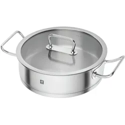 Zwilling »Pro« Servierpfanne mit Deckel - silber