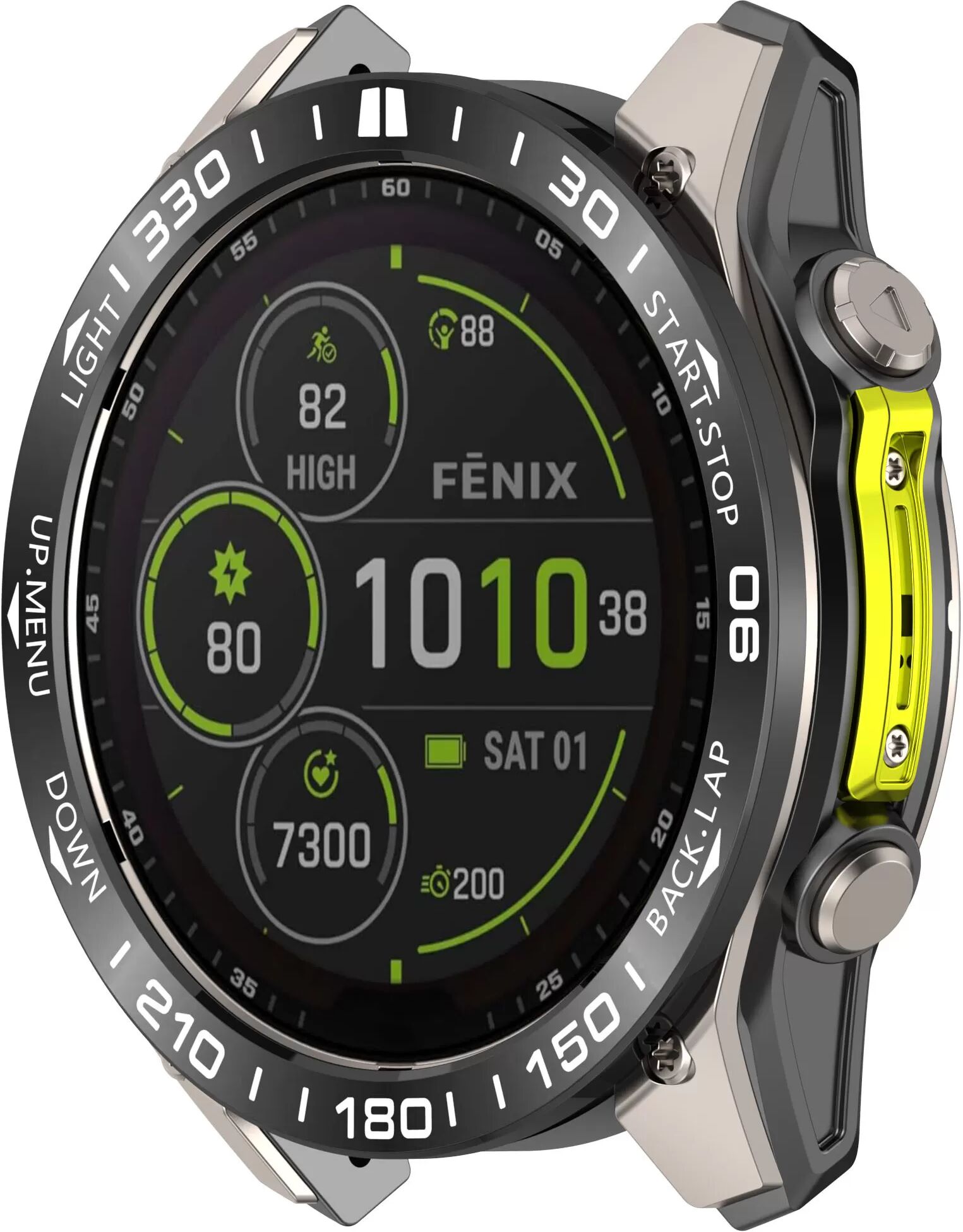 INF Garmin Tactix 8 51mm AMOLED Uhr mit Stahl-Lünette