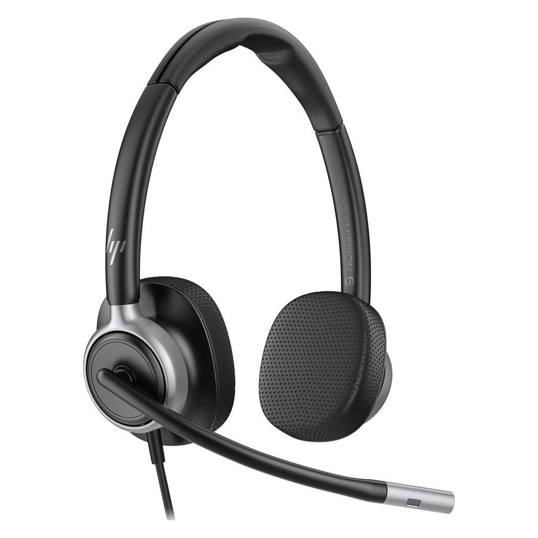 HP Poly Mission 6xx (Kabelgebunden, USB-A, USB-C, Google Meet, Microsoft Teams, Zoom) (C01C6A6#AC3)