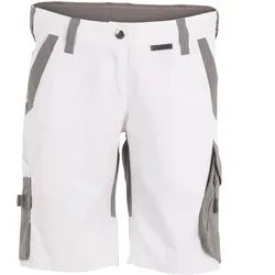 Damen Stretch-Shorts "Norit" - XXL - weiß/zink