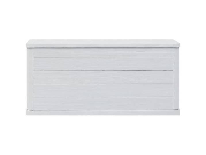 Boîte de Rangement de Jardin 280 L Gris Clair Coffre Stockage Extérieur A164