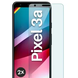 moex Klares Panzerglas für Google Pixel 3a – passgenaue 9H Schutzfolie für zuverlässigen Displayschutz – ShockProtect Klar